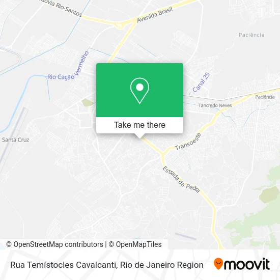 Rua Temístocles Cavalcanti map