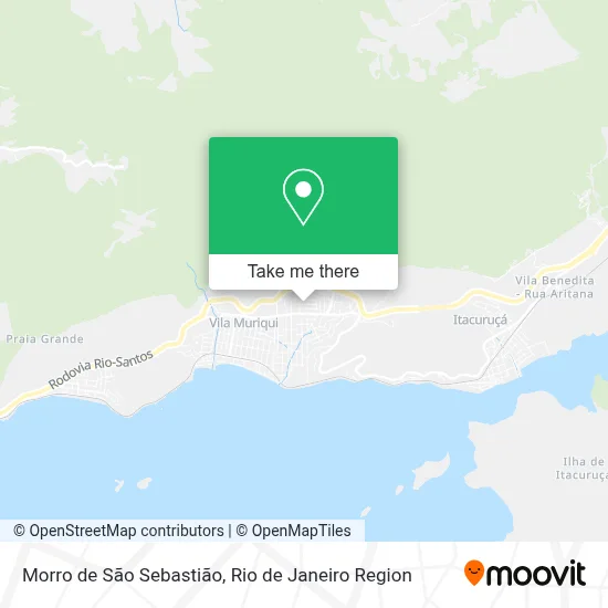 Morro de São Sebastião map