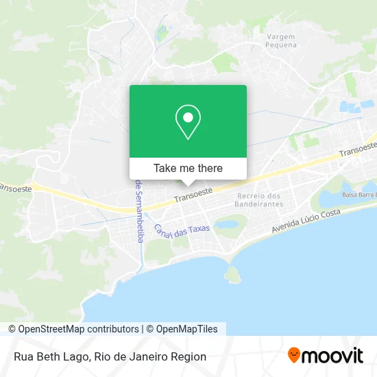 Rua Beth Lago map