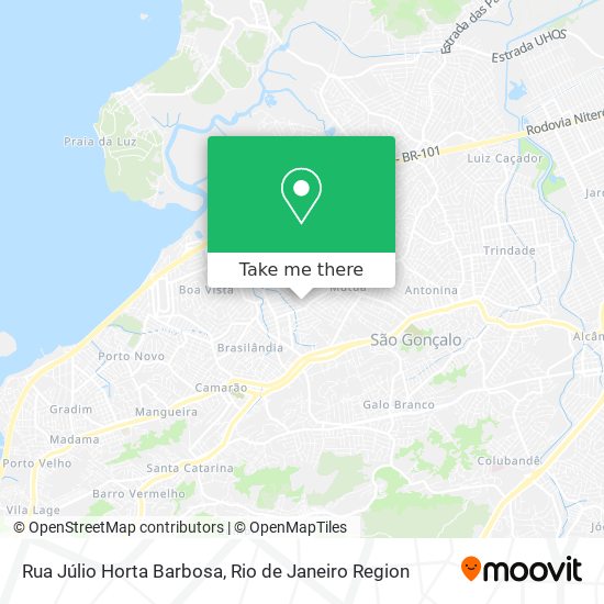 Rua Júlio Horta Barbosa map