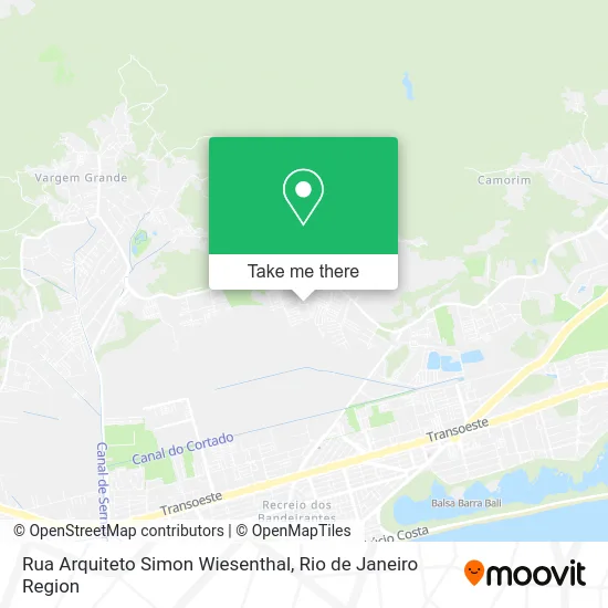 Rua Arquiteto Simon Wiesenthal map