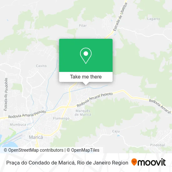 Praça do Condado de Maricá map