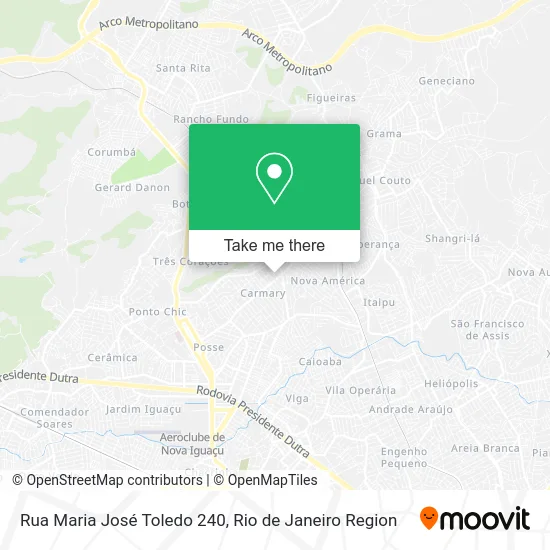 Rua Maria José Toledo 240 map