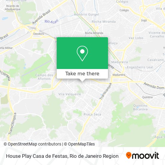 Mapa House Play Casa de Festas