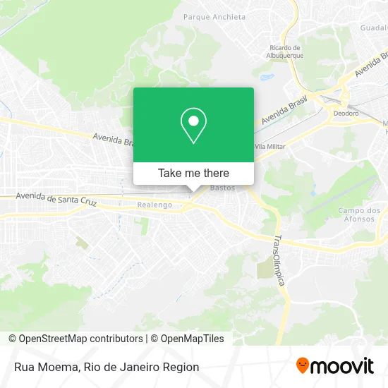 Rua Moema map