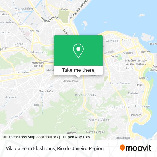 Vila da Feira Flashback map