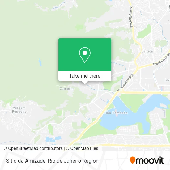 Sítio da Amizade map