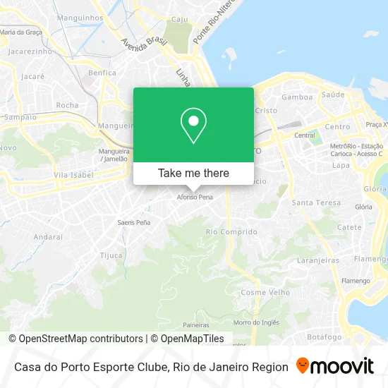 Casa do Porto Esporte Clube map