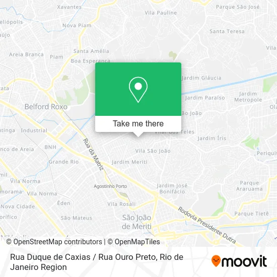 Rua Duque de Caxias / Rua Ouro Preto map