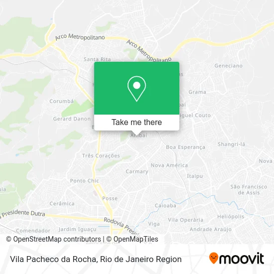 Vila Pacheco da Rocha map