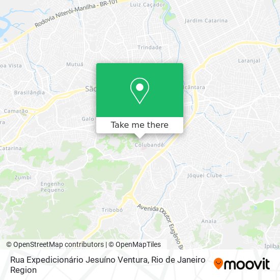Rua Expedicionário Jesuíno Ventura map