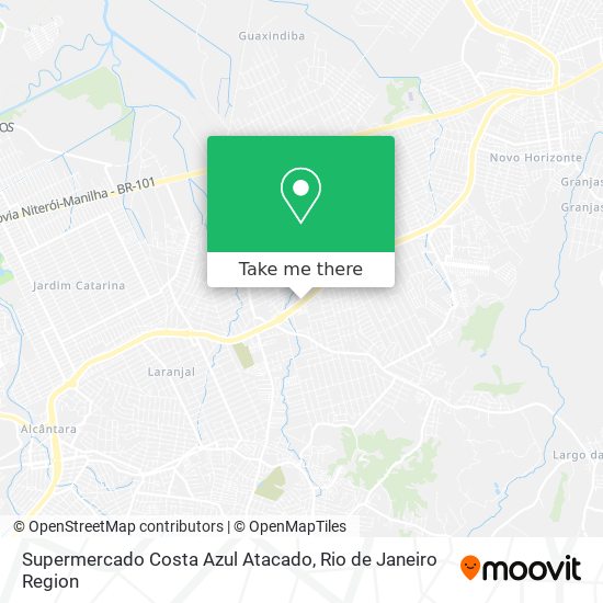 Supermercado Costa Azul Atacado map