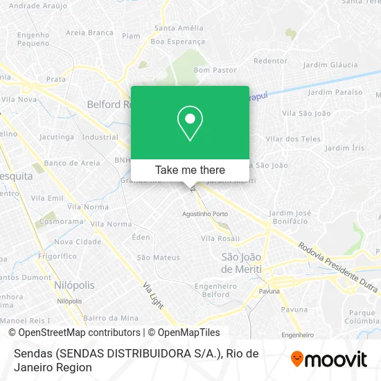 Sendas (SENDAS DISTRIBUIDORA S / A.) map