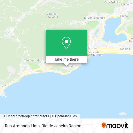 Rua Armando Lima map