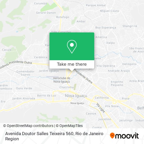 Avenida Doutor Salles Teixeira 560 map