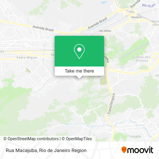 Rua Macajuba map