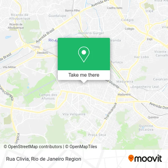 Rua Clivia map
