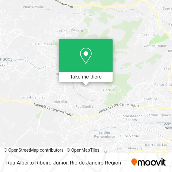 Rua Alberto Ribeiro Júnior map