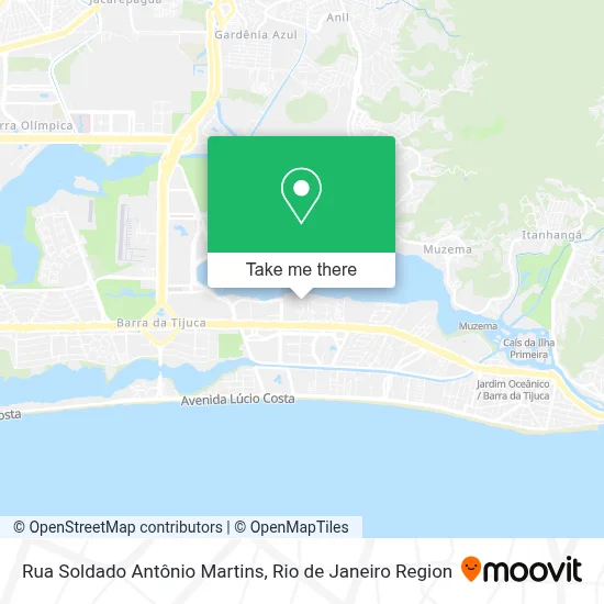 Rua Soldado Antônio Martins map