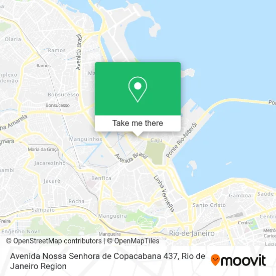 Avenida Nossa Senhora de Copacabana 437 map