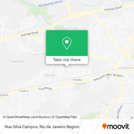 Rua Silva Campos map