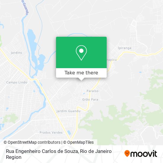 Mapa Rua Engenheiro Carlos de Souza