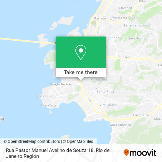 Rua Pastor Manuel Avelino de Souza 18 map