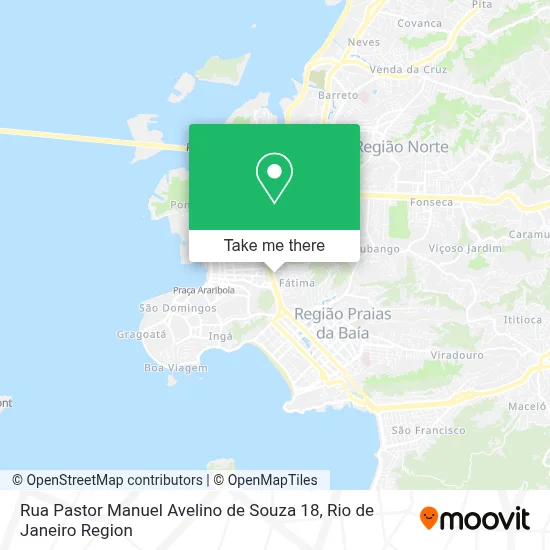 Rua Pastor Manuel Avelino de Souza 18 map