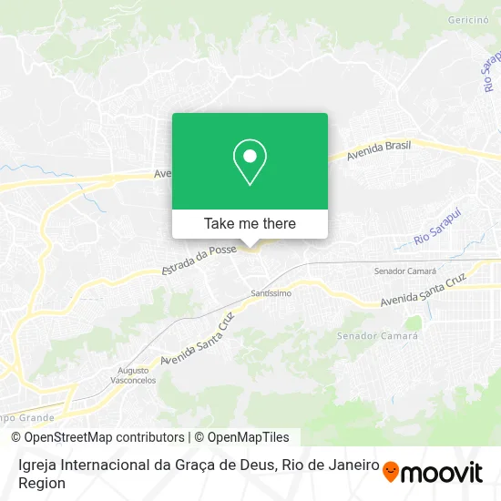 Igreja Internacional da Graça de Deus map