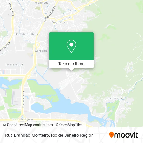 Rua Brandao Monteiro map