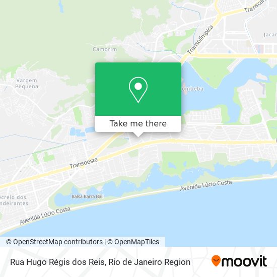 Mapa Rua Hugo Régis dos Reis