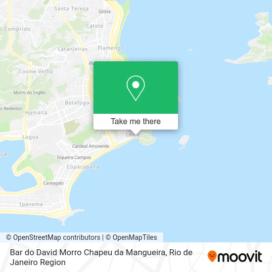 Bar do David Morro Chapeu da Mangueira map