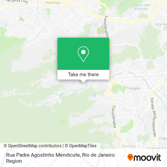 Rua Padre Agostinho Mendicute map
