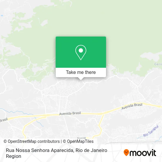 Rua Nossa Senhora Aparecida map