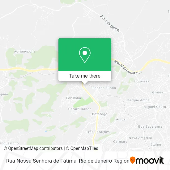 Rua Nossa Senhora de Fátima map