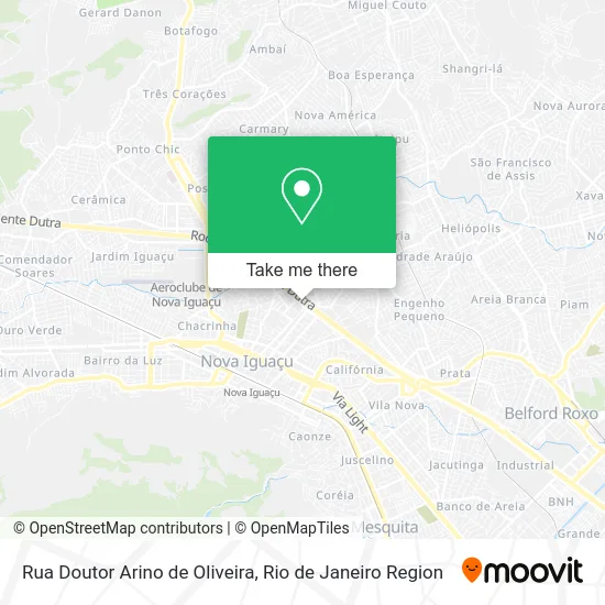 Rua Doutor Arino de Oliveira map