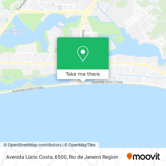 Avenida Lúcio Costa, 6500 map