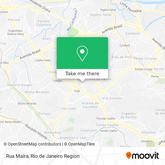 Rua Maíra map