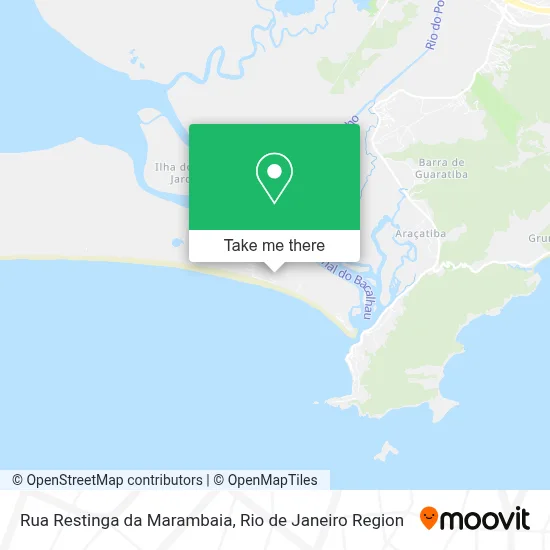 Rua Restinga da Marambaia map