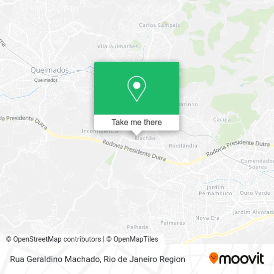 Rua Geraldino Machado map