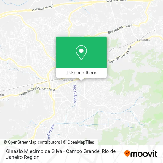 Ginasio Miecimo da Silva - Campo Grande map
