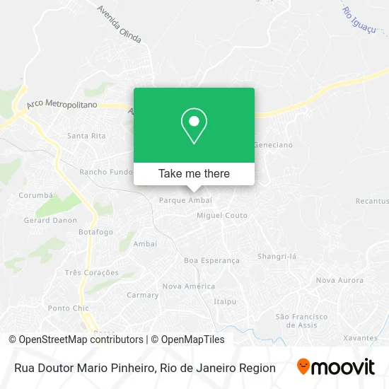 Rua Doutor Mario Pinheiro map