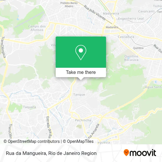 Rua da Mangueira map