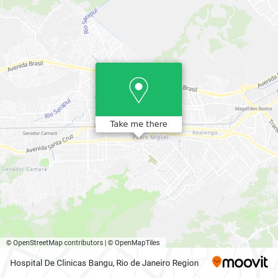 Mapa Hospital De Clinicas Bangu