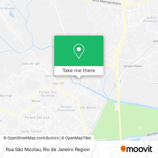 Rua São Nicolau map