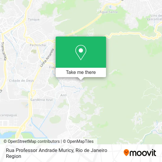Rua Professor Andrade Muricy map