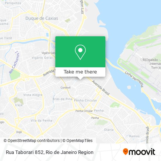 Mapa Rua Taborari 852