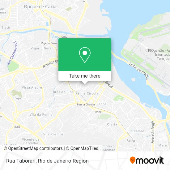 Rua Taborari map