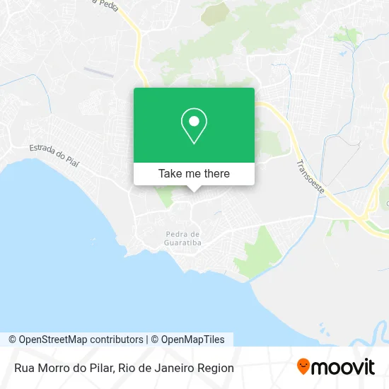 Rua Morro do Pilar map