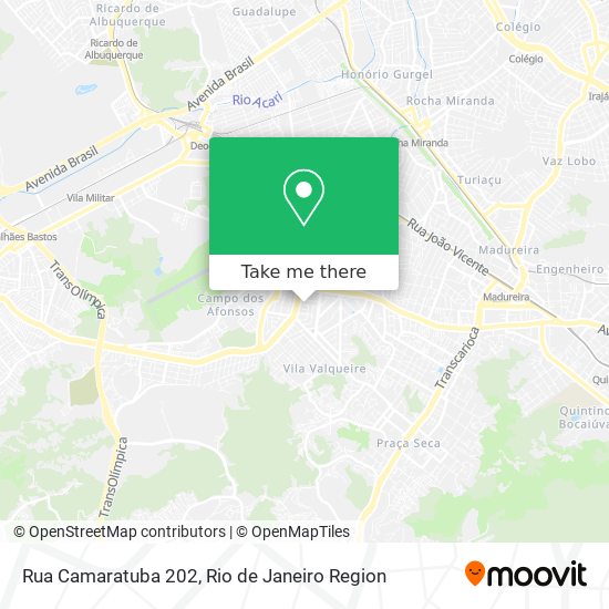 Rua Camaratuba 202 map